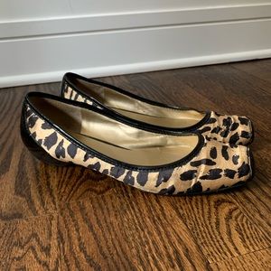 Bandolino Animal Print Satin Ballet Flat